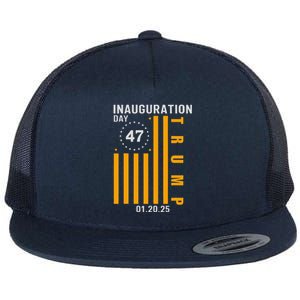 Donald Trump 47th President Inauguration Supporters 2025 Flat Bill Trucker Hat