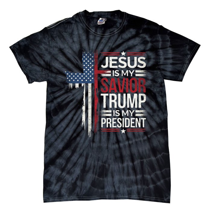 Donald Trump 47th President Inauguration Day 2025 Fans Gift Tie-Dye T-Shirt