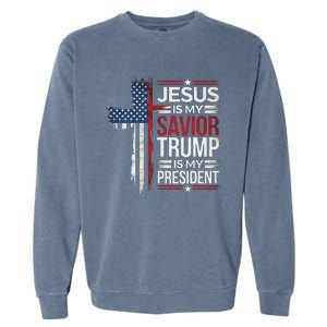 Donald Trump 47th President Inauguration Day 2025 Fans Gift Garment-Dyed Sweatshirt