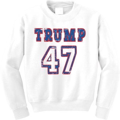 Donald Trmp 45 47 Republican Election Kids Sweatshirt