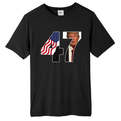 Donald Trump 47th Us President 2024 Tall Fusion ChromaSoft Performance T-Shirt