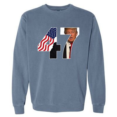 Donald Trump 47th Us President 2024 Garment-Dyed Sweatshirt