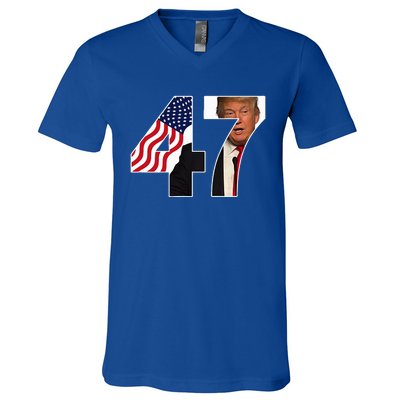 Donald Trump 47th Us President 2024 V-Neck T-Shirt