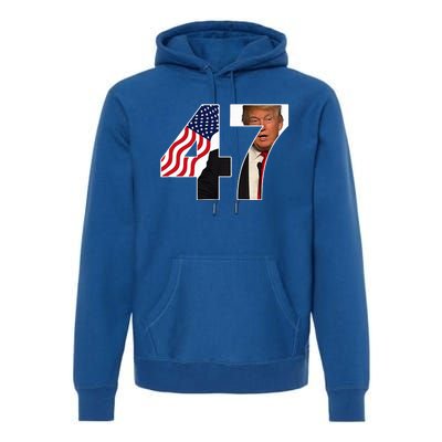 Donald Trump 47th Us President 2024 Premium Hoodie