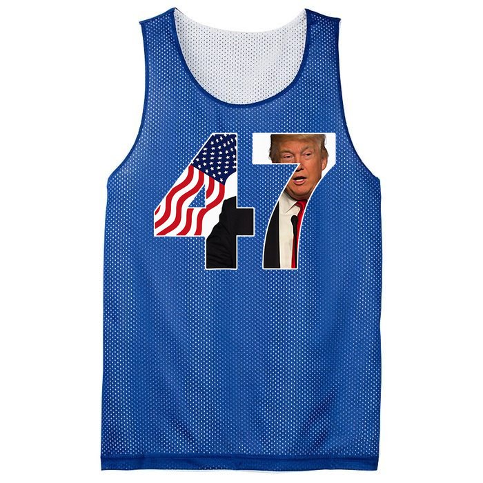 Donald Trump 47th Us President 2024 Mesh Reversible Basketball Jersey Tank