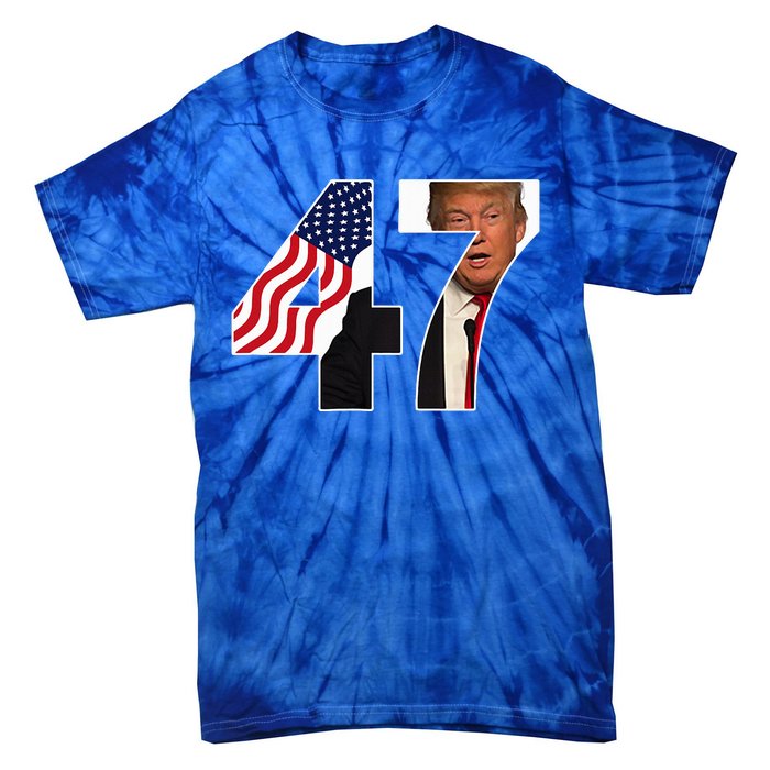 Donald Trump 47th Us President 2024 Tie-Dye T-Shirt