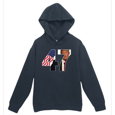 Donald Trump 47th Us President 2024 Urban Pullover Hoodie