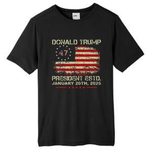 Donald Trump 47th President Inauguration 2025 Supporters Tall Fusion ChromaSoft Performance T-Shirt