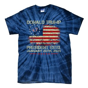 Donald Trump 47th President Inauguration 2025 Supporters Tie-Dye T-Shirt