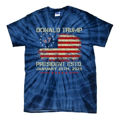 Donald Trump 47th President Inauguration 2025 Supporters Tie-Dye T-Shirt