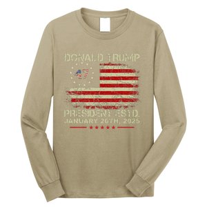 Donald Trump 47th President Inauguration 2025 Supporters Long Sleeve Shirt