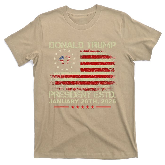 Donald Trump 47th President Inauguration 2025 Supporters T-Shirt