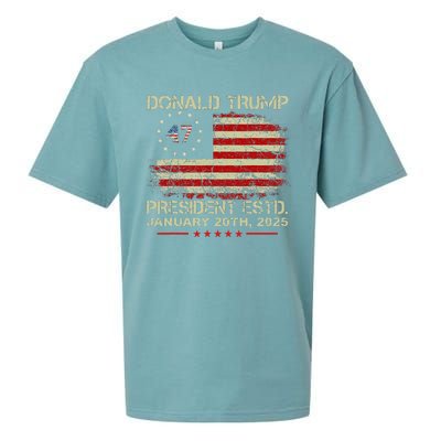 Donald Trump 47th President Inauguration 2025 Supporters Sueded Cloud Jersey T-Shirt