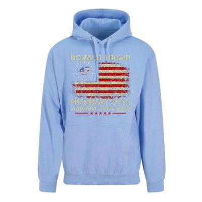 Donald Trump 47th President Inauguration 2025 Supporters Unisex Surf Hoodie