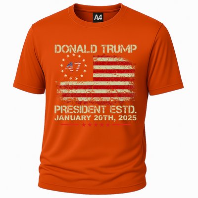 Donald Trump 47th President Inauguration 2025 Cooling Performance Crew T-Shirt