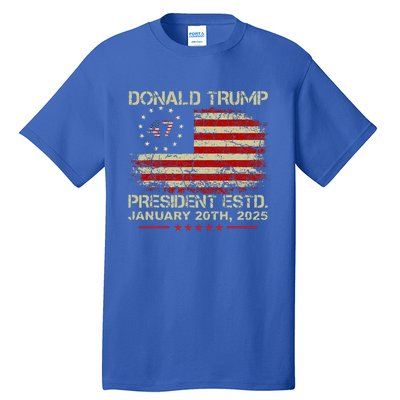 Donald Trump 47th President Inauguration 2025 Tall T-Shirt