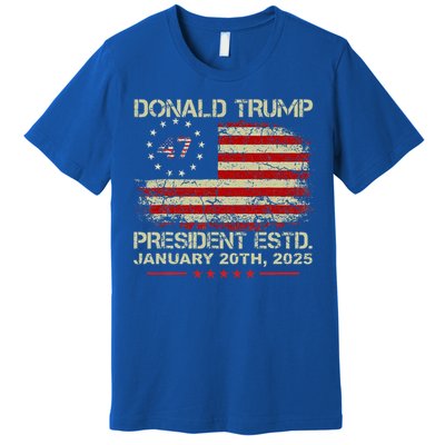 Donald Trump 47th President Inauguration 2025 Premium T-Shirt