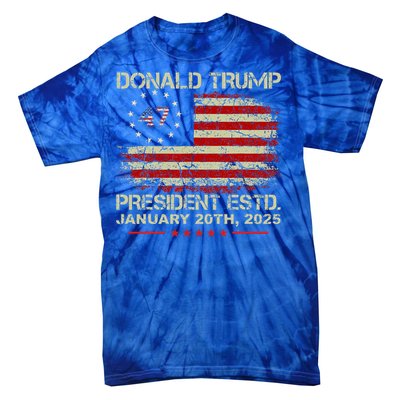 Donald Trump 47th President Inauguration 2025 Tie-Dye T-Shirt