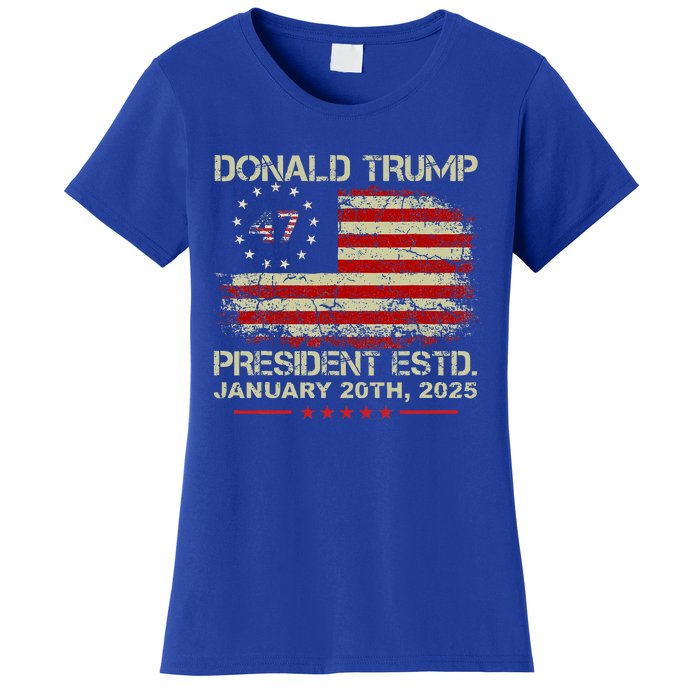 Donald Trump 47th President Inauguration 2025 Women's T-Shirt