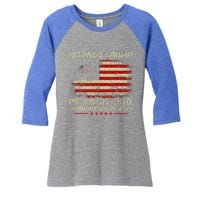 Donald Trump 47th President Inauguration 2025 Women's Tri-Blend 3/4-Sleeve Raglan Shirt