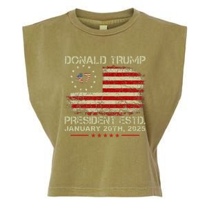 Donald Trump 47th President Inauguration 2025 Garment-Dyed Women's Muscle Tee