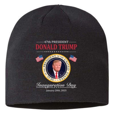 Donald Trump 4th President Inauguration Day Sustainable Beanie