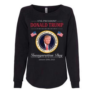 Donald Trump 4th President Inauguration Day Womens California Wash Sweatshirt