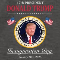 Donald Trump 4th President Inauguration Day Vector Backpack