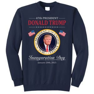 Donald Trump 4th President Inauguration Day Tall Sweatshirt