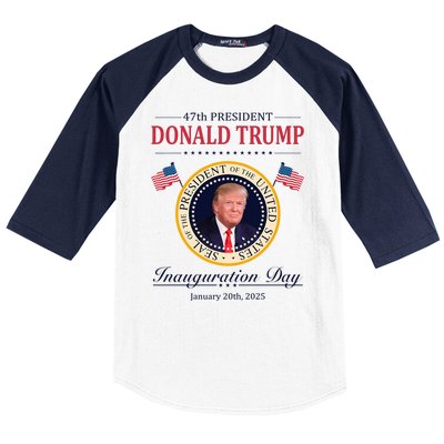 Donald Trump 4th President Inauguration Day Baseball Sleeve Shirt