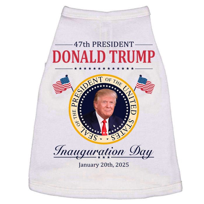 Donald Trump 4th President Inauguration Day Doggie Tank