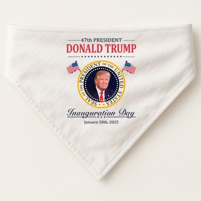 Donald Trump 4th President Inauguration Day USA-Made Doggie Bandana