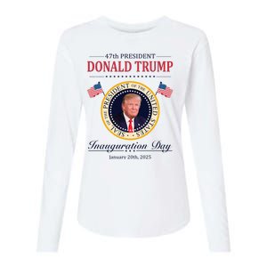 Donald Trump 4th President Inauguration Day Womens Cotton Relaxed Long Sleeve T-Shirt