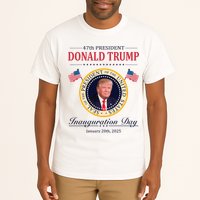 Donald Trump 4th President Inauguration Day Tall T-Shirt