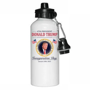 Donald Trump 4th President Inauguration Day Aluminum Water Bottle