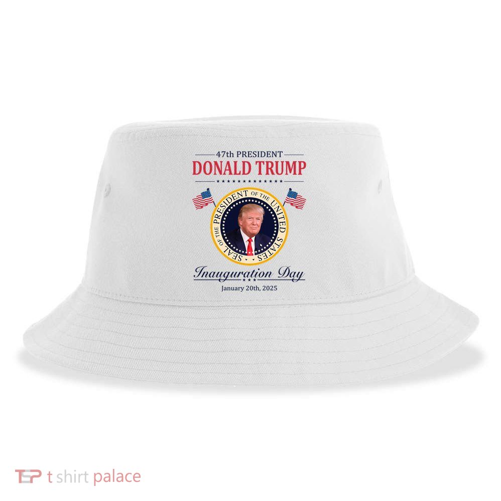 Donald Trump 4th President Inauguration Day Sustainable Bucket Hat