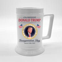 Donald Trump 4th President Inauguration Day Beer Stein