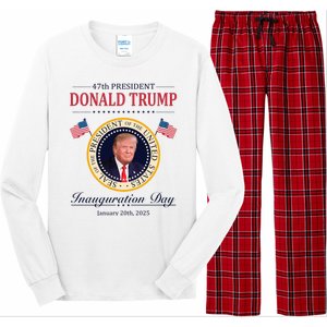 Donald Trump 4th President Inauguration Day Long Sleeve Pajama Set