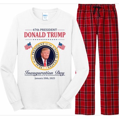 Donald Trump 4th President Inauguration Day Long Sleeve Pajama Set