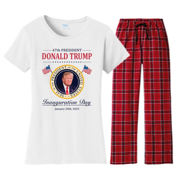 Donald Trump 4th President Inauguration Day Women's Flannel Pajama Set