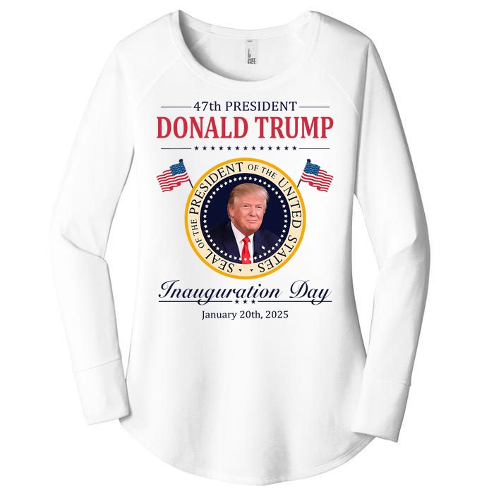 Donald Trump 4th President Inauguration Day Women's Perfect Tri Tunic Long Sleeve Shirt