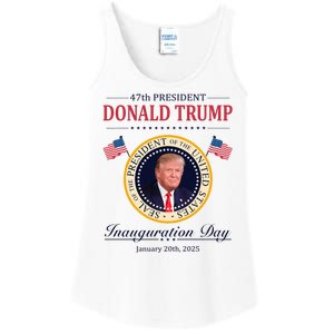 Donald Trump 4th President Inauguration Day Ladies Essential Tank