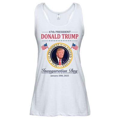 Donald Trump 4th President Inauguration Day Ladies Essential Flowy Tank