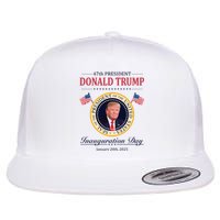 Donald Trump 4th President Inauguration Day Flat Bill Trucker Hat