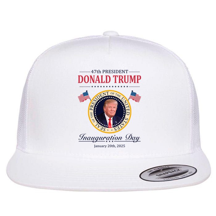 Donald Trump 4th President Inauguration Day Flat Bill Trucker Hat