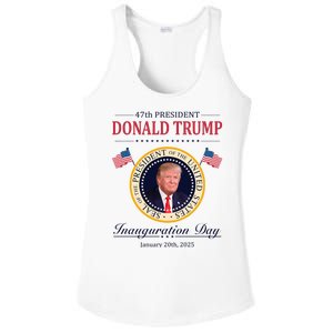 Donald Trump 4th President Inauguration Day Ladies PosiCharge Competitor Racerback Tank