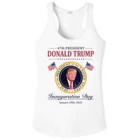 Donald Trump 4th President Inauguration Day Ladies PosiCharge Competitor Racerback Tank