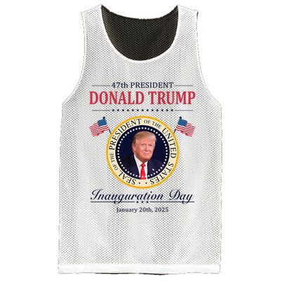 Donald Trump 4th President Inauguration Day Mesh Reversible Basketball Jersey Tank