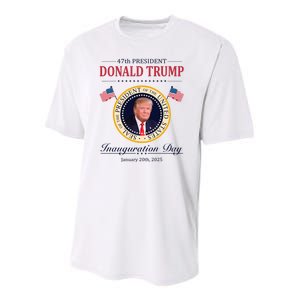 Donald Trump 4th President Inauguration Day Youth Performance Sprint T-Shirt