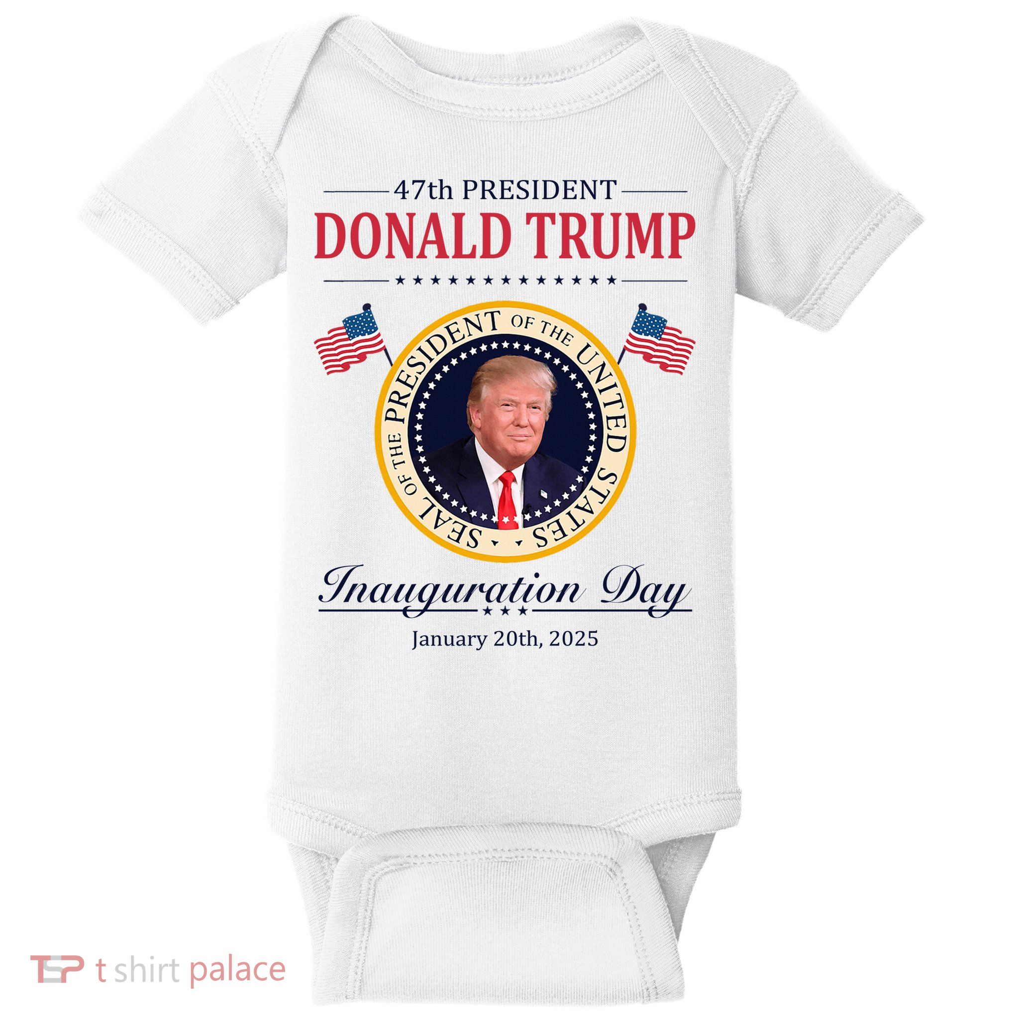 Donald Trump 4th President Inauguration Day Baby Bodysuit